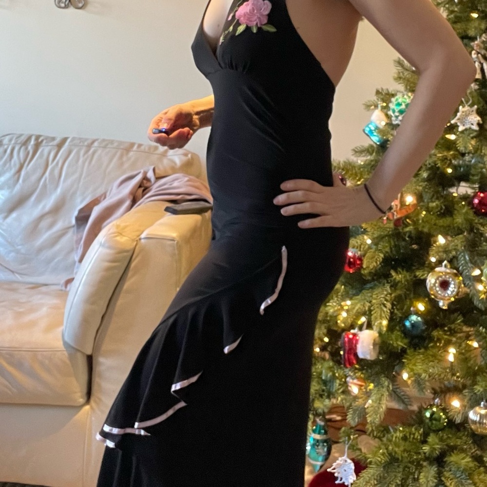 Black cocktail dress